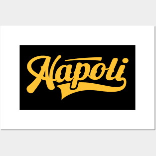 Napoli lettering - Italy - gente e miez' a via Posters and Art